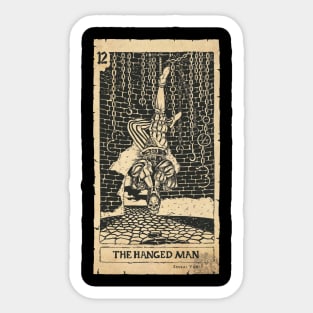 The hanged man tarot Sticker